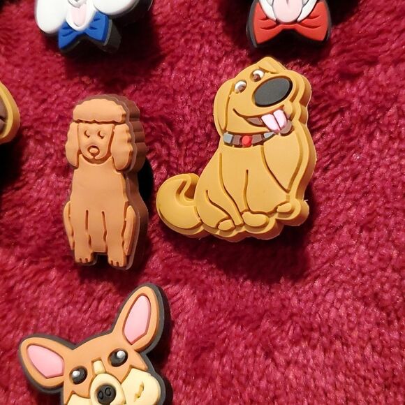 14 Dog Dogs in Hats Corgi Dachshund‎ Shiba Inu Beagle Crocs Jibbitz Shoe Charms - Picture 4 of 5
